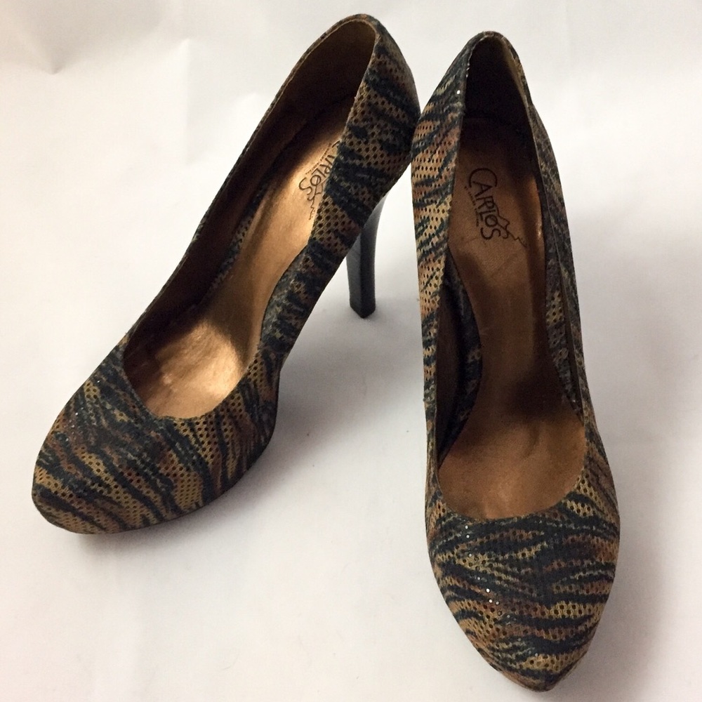 CARLOS SANTANA Animal Print Pumps - Size 9 New!